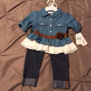 Lil Girl🎀 Bluejean Denim outfit